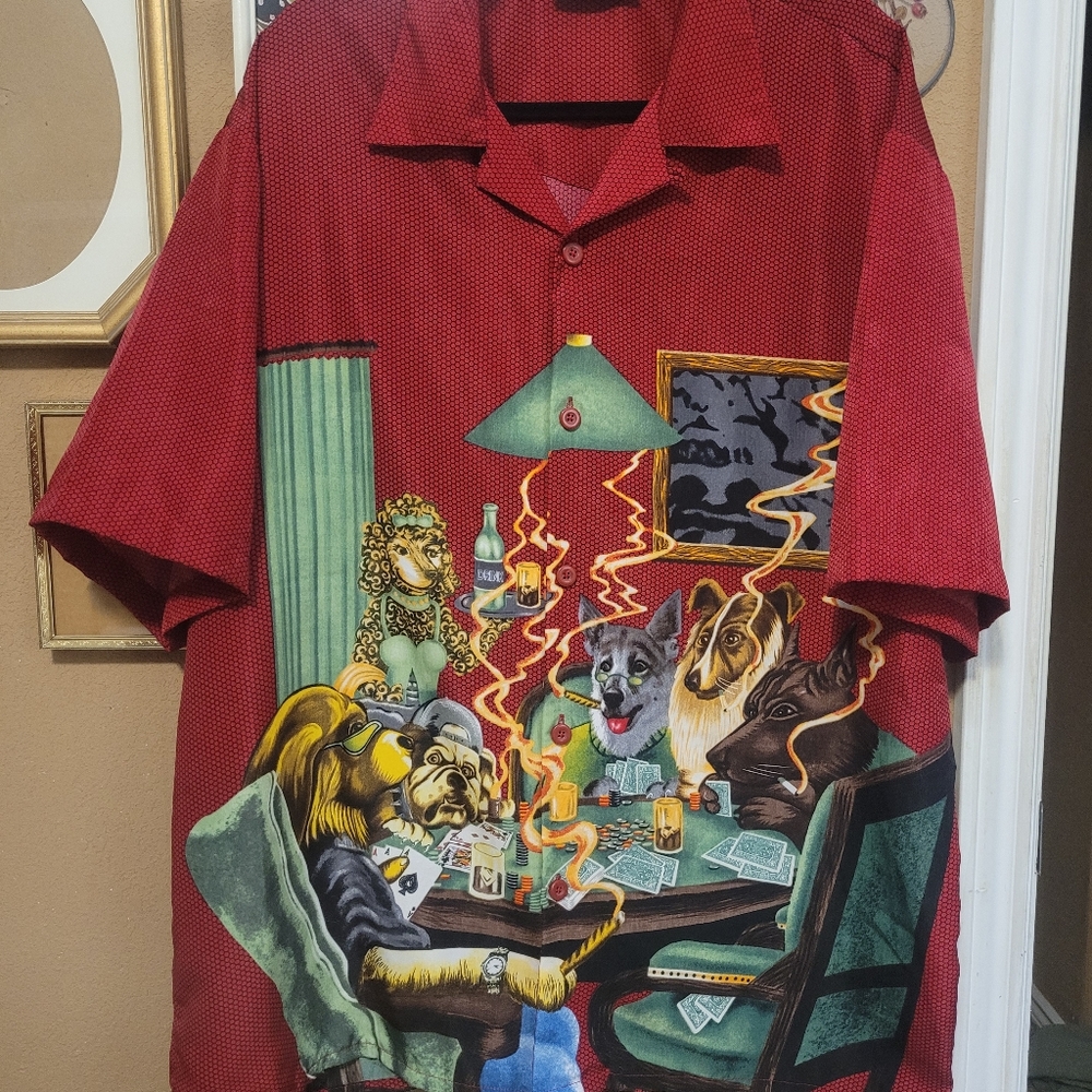 Retro Graphic Button Up - image 1